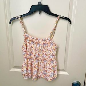 BOGO!! Nwt womens Sonoma floral patterned cropped tank top